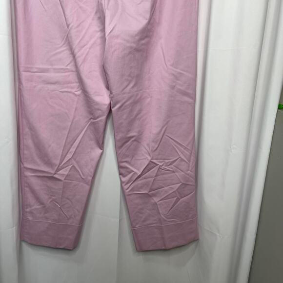 Ann Taylor pants chinos slacks women's 8 violet pink purple deep cuffs - Picture 6 of 14